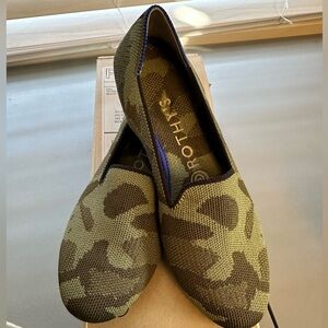 Rothy’s Olive Camo loafer